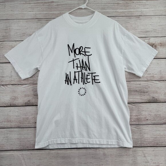 Uninterrupted More Than an Athlete T-Shirt‎ Men's Large White Lebron James - Picture 1 of 8